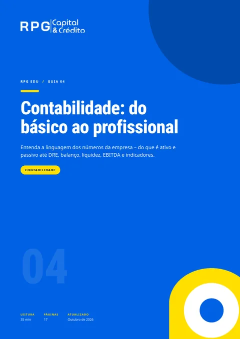 Capa do guia 04: Contabilidade: do básico ao profissional