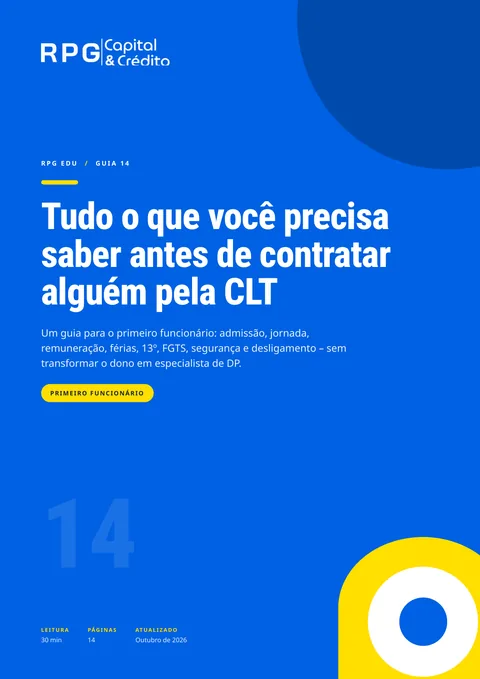 Capa do guia 14: Tudo o que você precisa saber antes de contratar alguém pela CLT