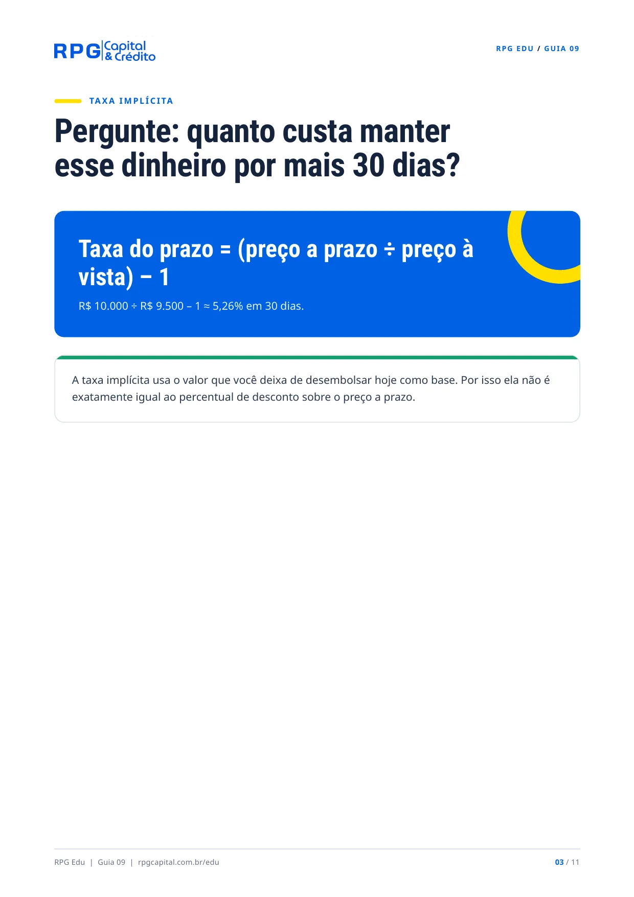 À vista ou a prazo? Como saber qual opção é realmente mais barata — página 3: Pergunte: quanto custa manter esse dinheiro por mais 30 dias?