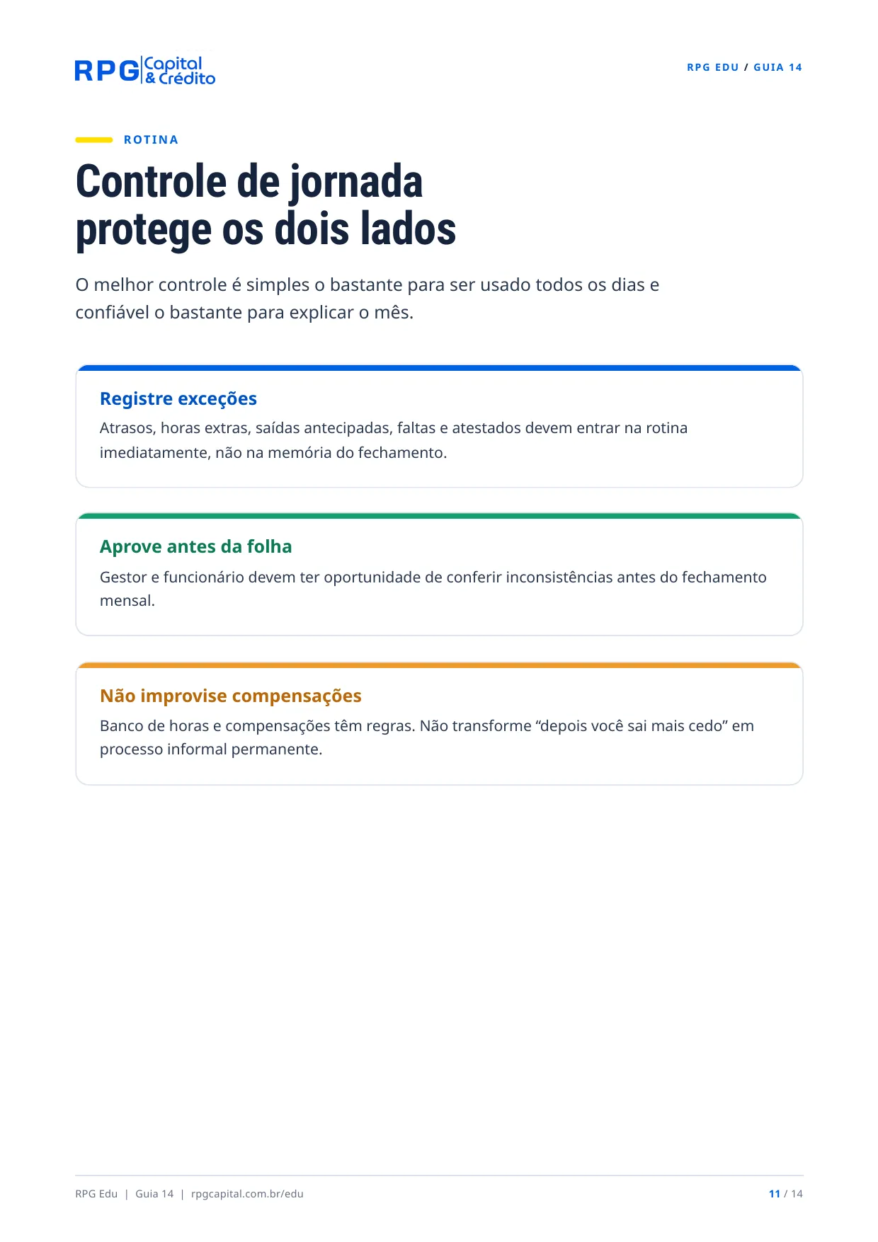 Tudo o que você precisa saber antes de contratar alguém pela CLT — página 11: Controle de jornada protege os dois lados